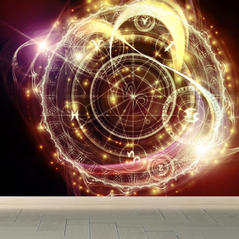 Water Resistant Abstract Wall Mural Non-Woven Modern Wall Covering for Dining Room