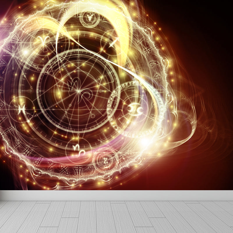 Water Resistant Abstract Wall Mural Non-Woven Modern Wall Covering for Dining Room