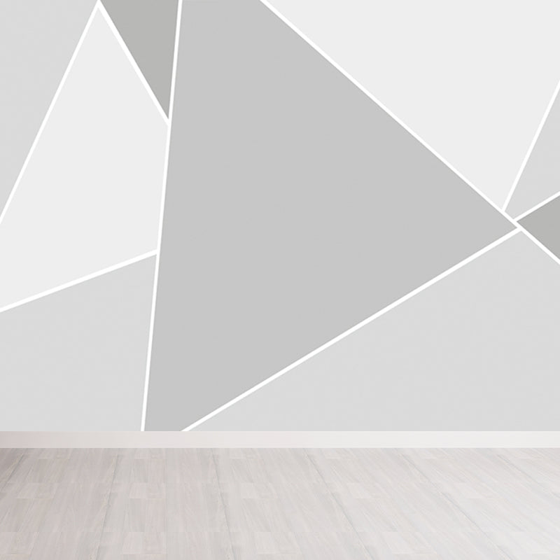 Geometry Mural Decal Modern Decorative Dining Room Wall Decor, Custom Size Available