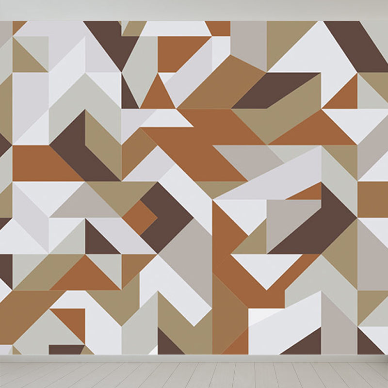 Geometry Mural Decal Modern Decorative Dining Room Wall Decor, Custom Size Available
