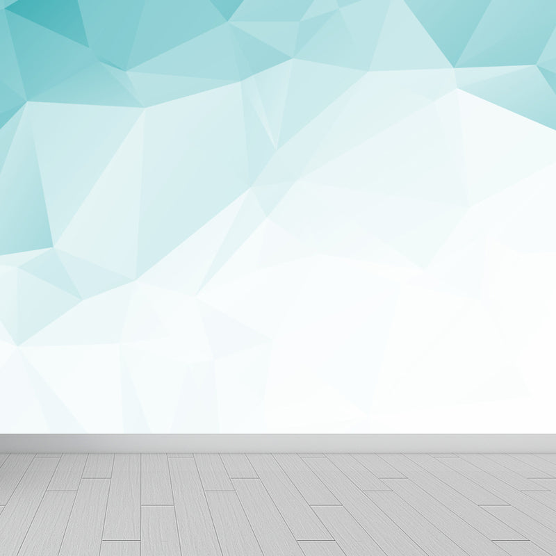 Graphic Mural Wallpaper Pastel Color Contemporary Wall Covering for Girls Bedroom