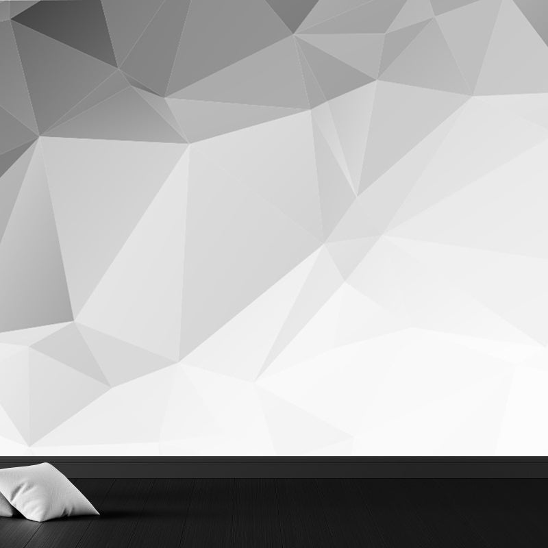 Graphic Mural Wallpaper Pastel Color Contemporary Wall Covering for Girls Bedroom