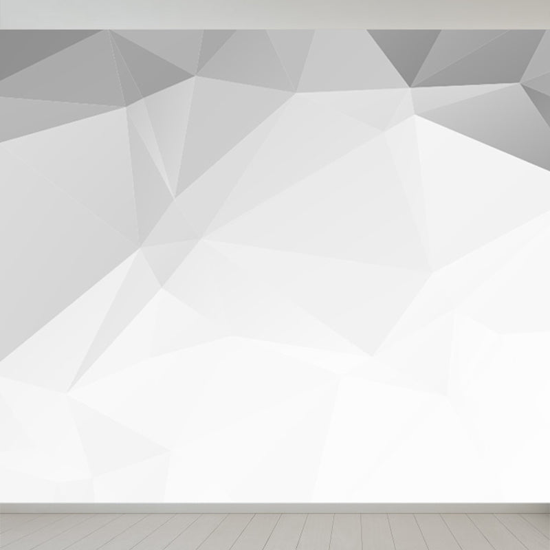 Graphic Mural Wallpaper Pastel Color Contemporary Wall Covering for Girls Bedroom