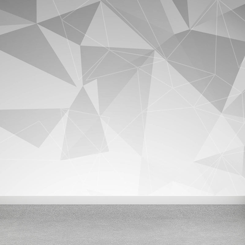 Graphic Mural Wallpaper Pastel Color Contemporary Wall Covering for Girls Bedroom