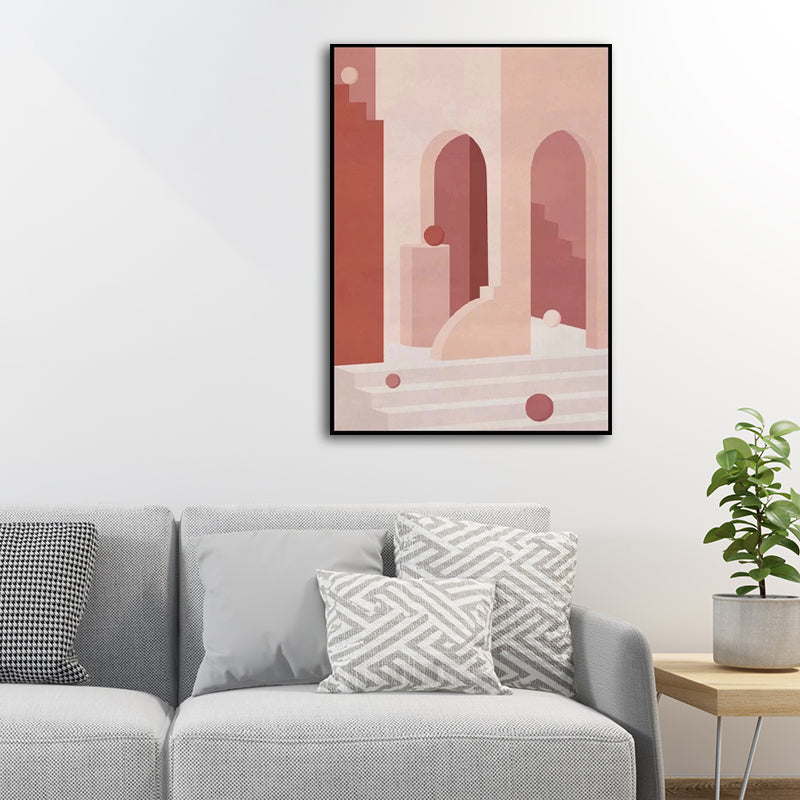 Peinture d'adolescents de Style moderne, décoration murale de couleur Pastel, plusieurs tailles