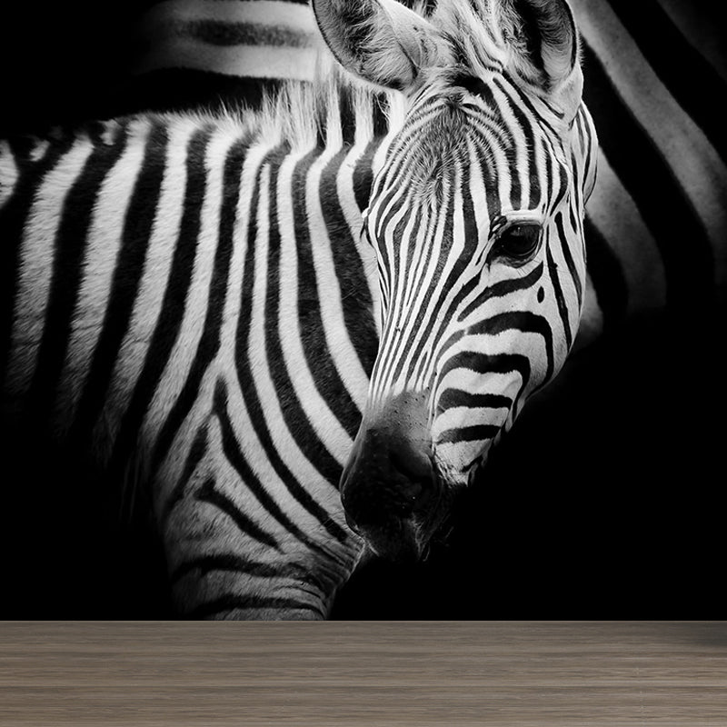 Contemporary Mural Wallpaper for Bedroom Full Size Wall Covering in Pastel Color