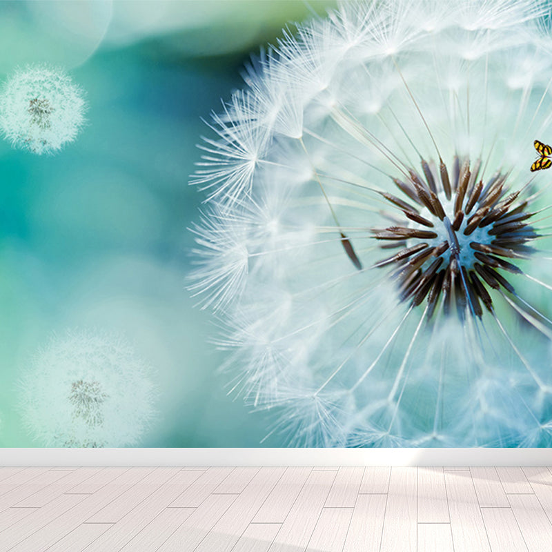 Dandelion Mural Decal Soft Color Decorative Wall Art for Dining Room, Made to Measure
