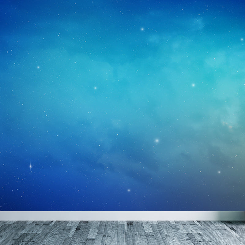 Supernatural Starry Sky Mural Wallpaper for Dining Room Universe Wall Art, Custom