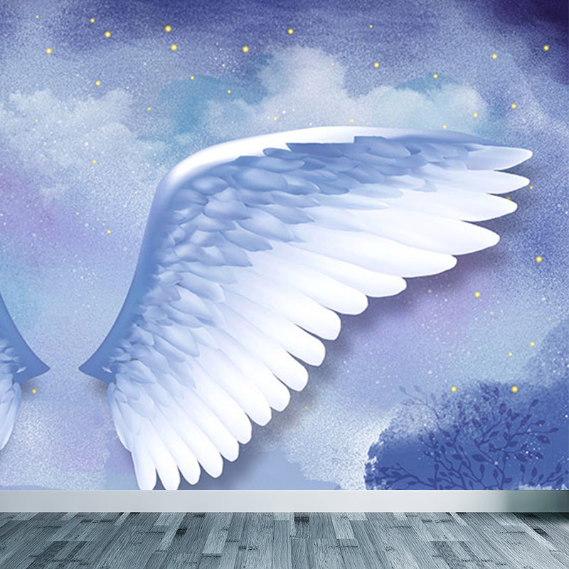 Bird Wing Wall Mural Modern Decorative Living Room Wall Covering, Custom Printed