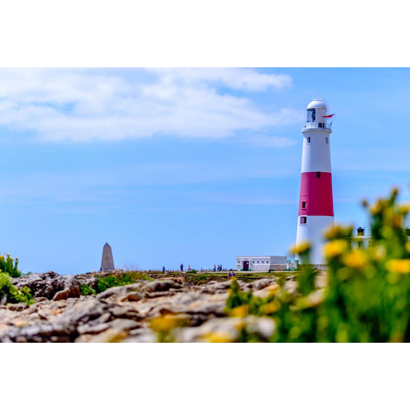 Stain-Proof Beacon in Morning Mural Decal Non-Woven Nautical Wall Decor for Boys Bedroom