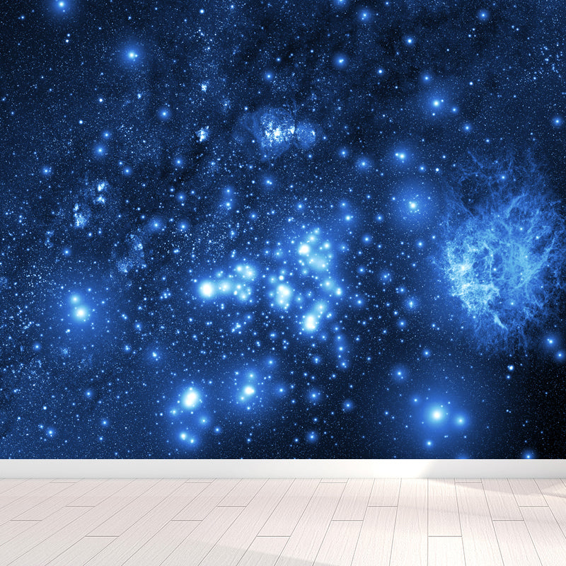 Mysterious Outer Space Mural Wallpaper Contemporary Non-Woven Cloth Wall Covering