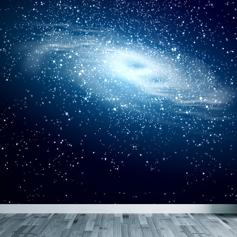 Mysterious Outer Space Mural Wallpaper Contemporary Non-Woven Cloth Wall Covering