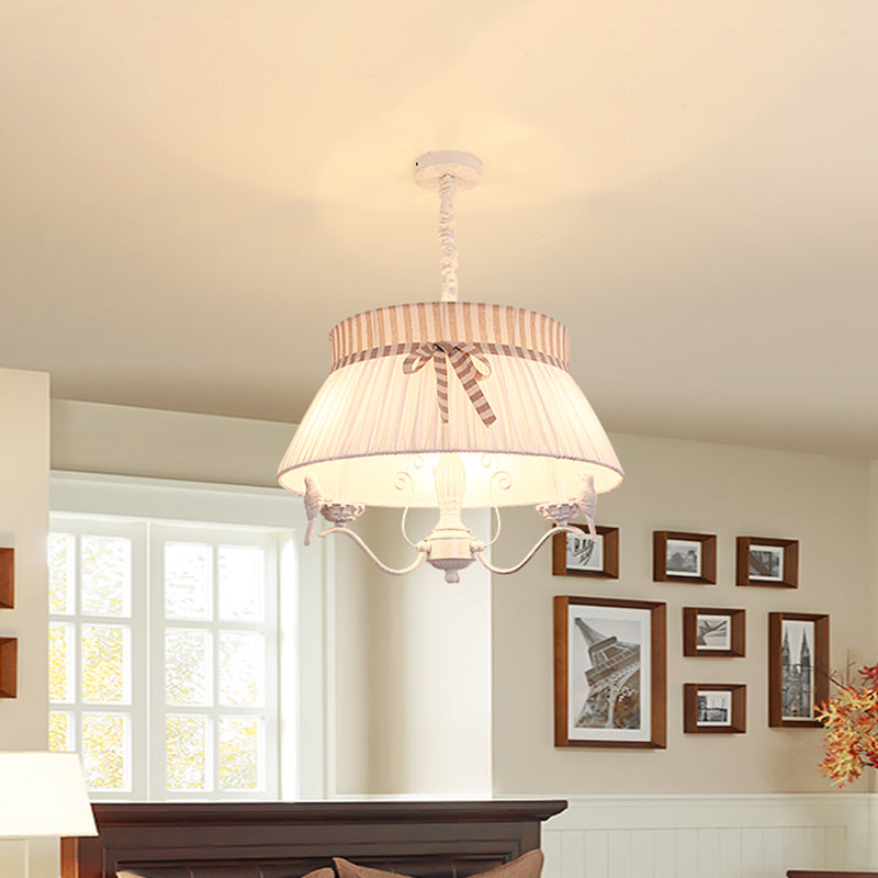 LAMPE DE CHANDELER MODERNE 3 LILLES AVEC TABLE