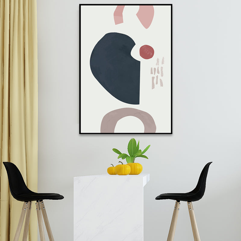 Morandi – décoration murale abstraite, toile texturée nordique, impression de couleurs douces pour couloir