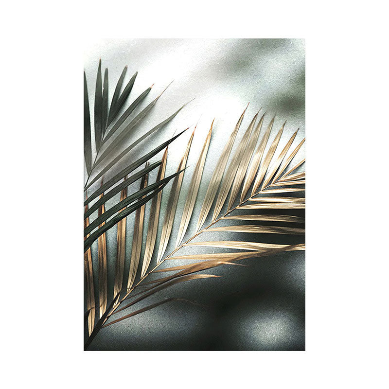 Toile d'art mural de Style nordique, couleur Pastel, imprimé de feuille de palmier Areca, décor mural pour chambre