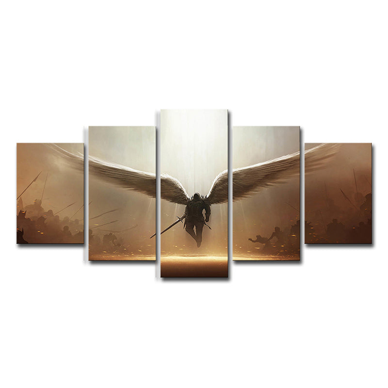 Warriors Wall Decor Multi-Piece Children's Art for Bedroom Painting, Multiple Sizes