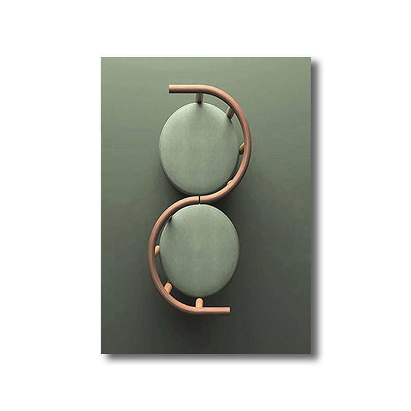 Strukturierte Heimdekoration, bunte Leinwanddrucke, modernistische geometrische Wandkunst für den Flur
