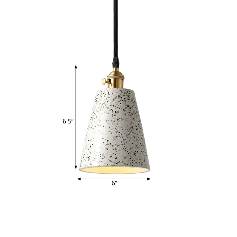 Éclairage de pendentif cône