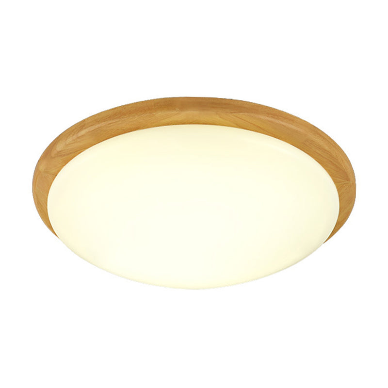 Plafonnier blanc de style japonais pour étude plafonnier acrylique à dôme blanc chaud