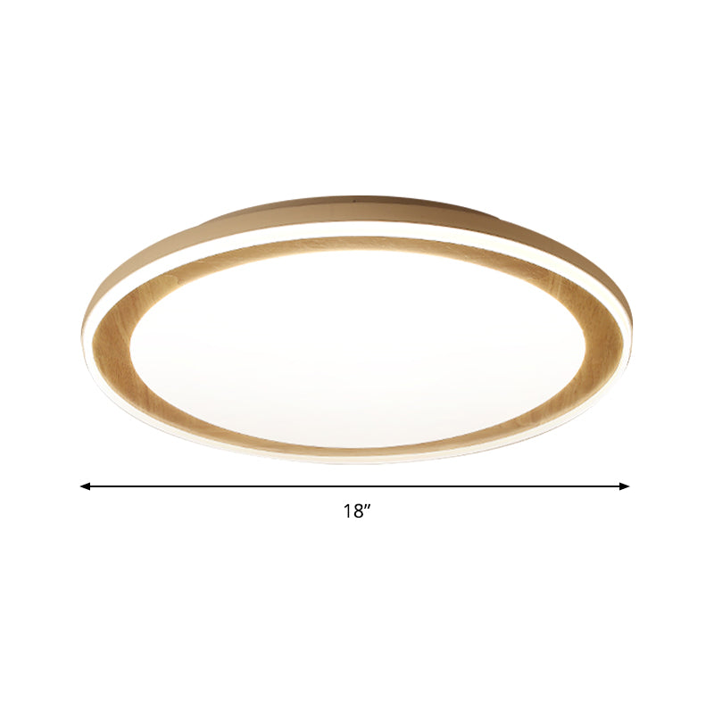 Moderne Weiß LED Flush Decke Licht Einfache Stil Acryl Deckenleuchte für Studienzimmer Küche