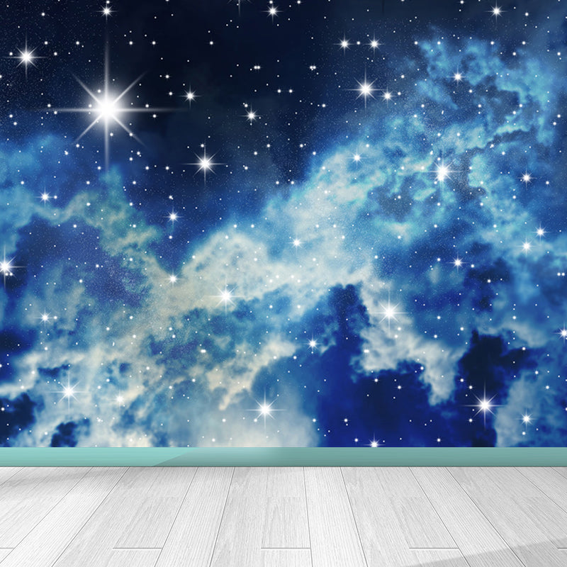 Non-Woven Decorative Wall Mural Modern Incredible Asterism Scenery Wall Covering