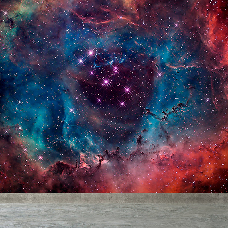 Dark Color Black Hole Mural Decal Universe Contemporary Stain Resistant Wall Decor