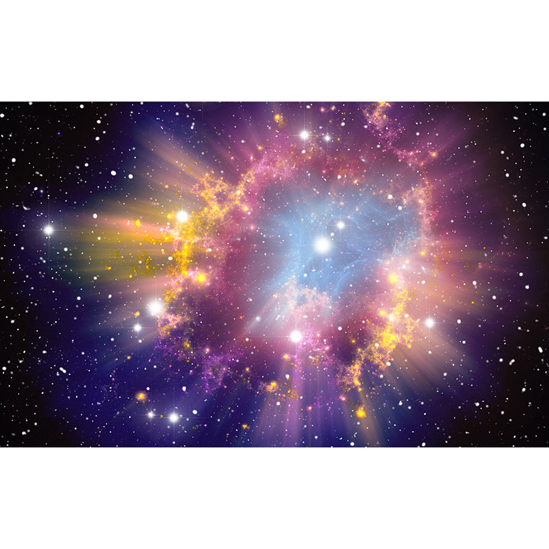 Dark Color Black Hole Mural Decal Universe Contemporary Stain Resistant Wall Decor