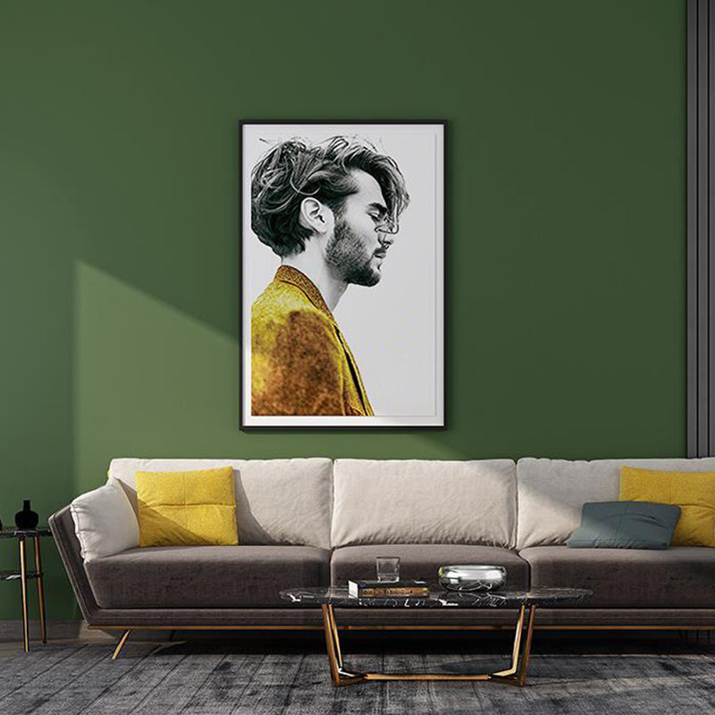 Solid Color Wallpaper Roll Stain-Proof Contemporary Living Room Wall Art, 54.2-sq ft