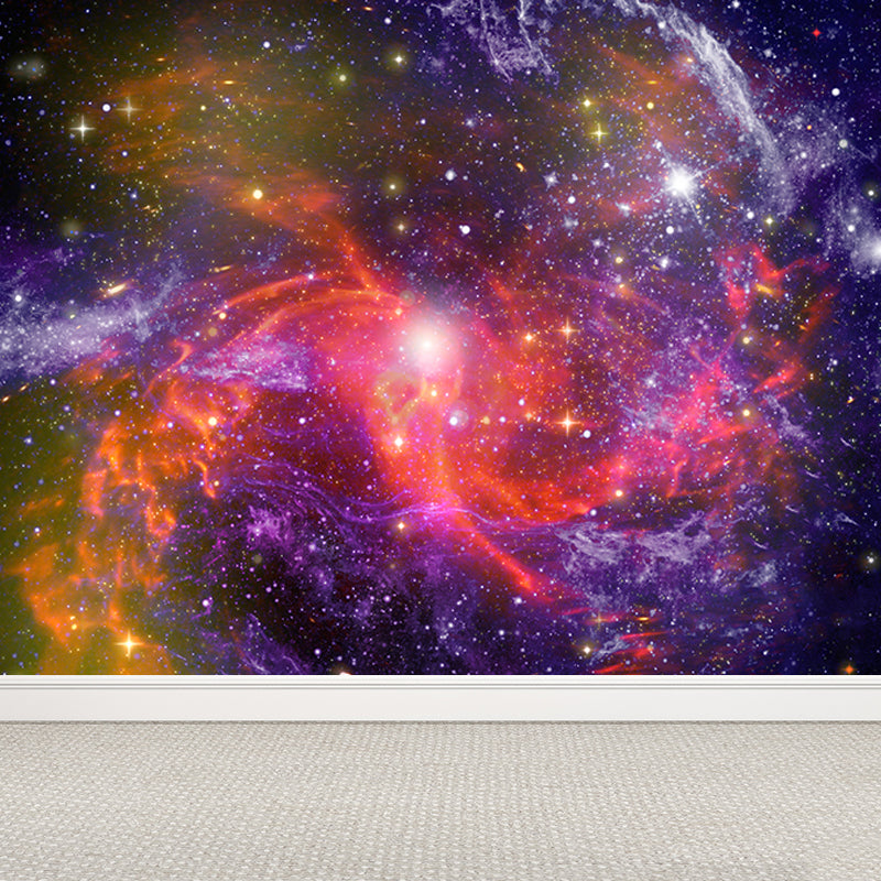 Purple Black Hole Mural Wallpaper for Decoration Modern Living Room Wall Covering