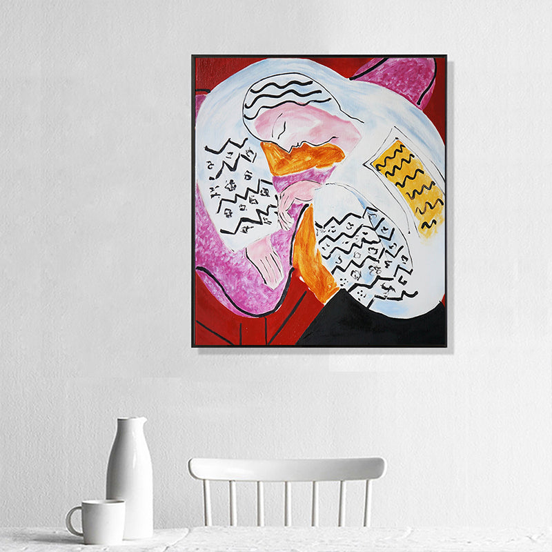Sleeping Girl Canvas for Bedroom Oil Painting Wall Art Print, Multiple Sizes Options