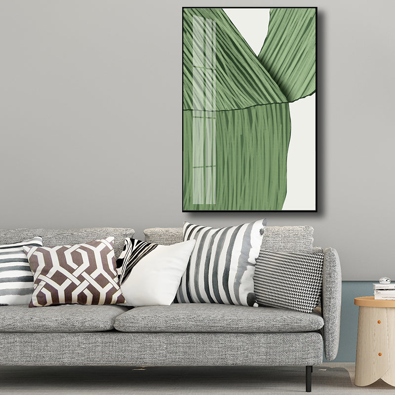 Style contemporain coup de pinceau peinture filles chambre mur Art décor en couleur Pastel