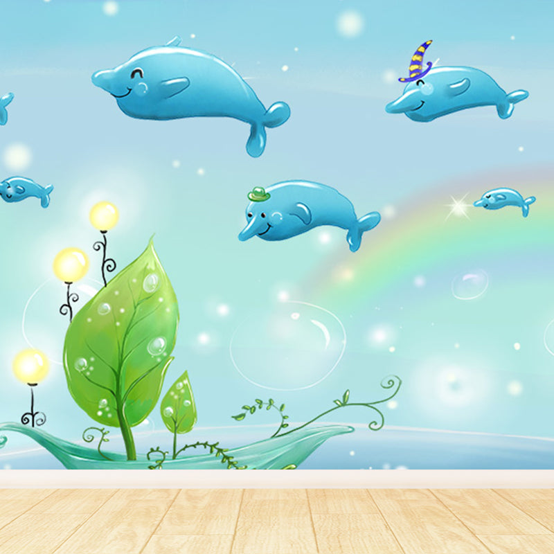 Marine Benthos Wall Mural Kids Style Decorative Children Bedroom Wall Decor, Custom