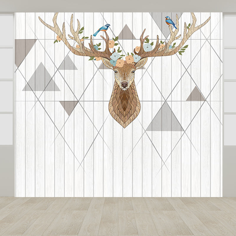 Home Decor Reindeer Mural Decal Customized Contemporary Wall Covering for Kitchen