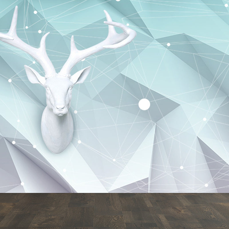 Big Wild Reindeer Mural Wallpaper Decorative Contemporary Living Room Wall Covering