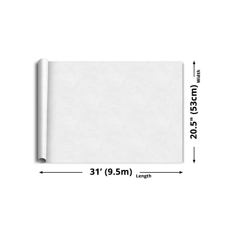 Moisture Resistant Solid Wallpaper Roll Minimalistic Non-Woven Wall Art, 33' L x 20.5" W