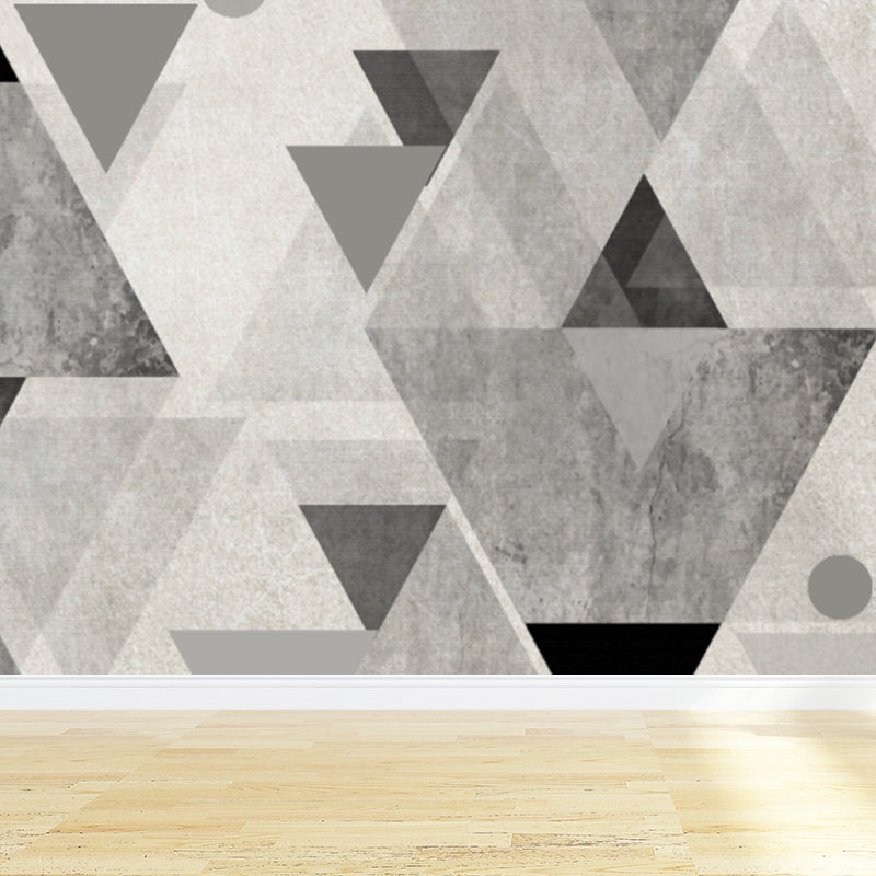 Light Color Graphic Wall Mural for Decoration Contemporary Living Room Wall Covering