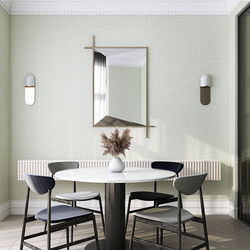 Pastel Color Modern Wallpaper 31' L x 20.5" W Plain Pattern Wall Covering for Bedroom