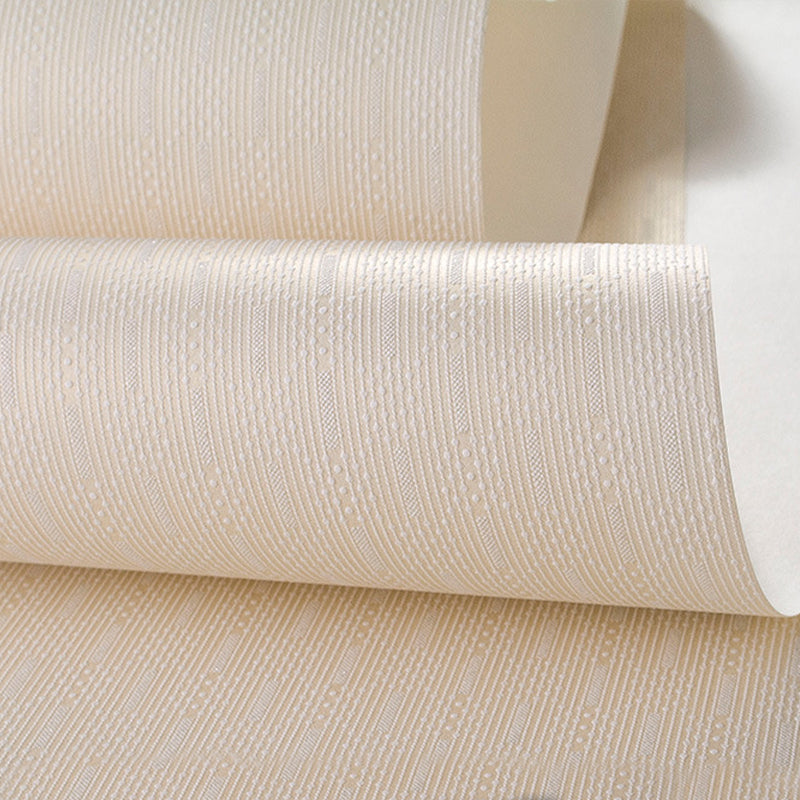 Simple Lattice Print Plain Wallpaper for Accent Wall 31' x 20.5" Wall Covering in Soft Color