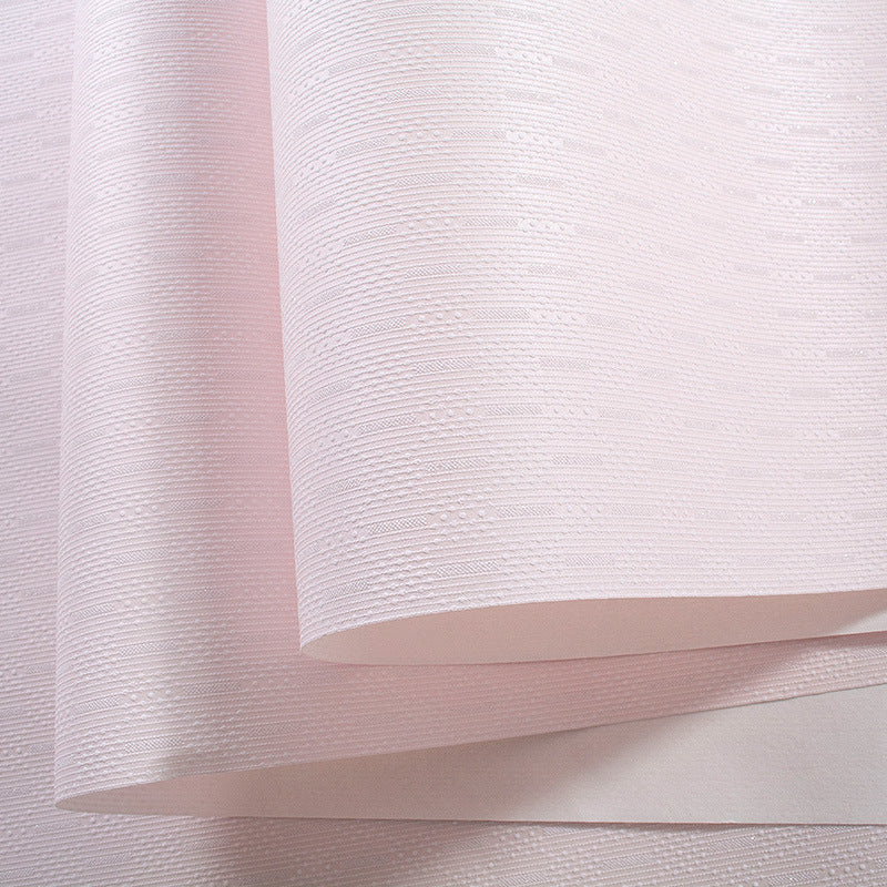 Simple Lattice Print Plain Wallpaper for Accent Wall 31' x 20.5" Wall Covering in Soft Color