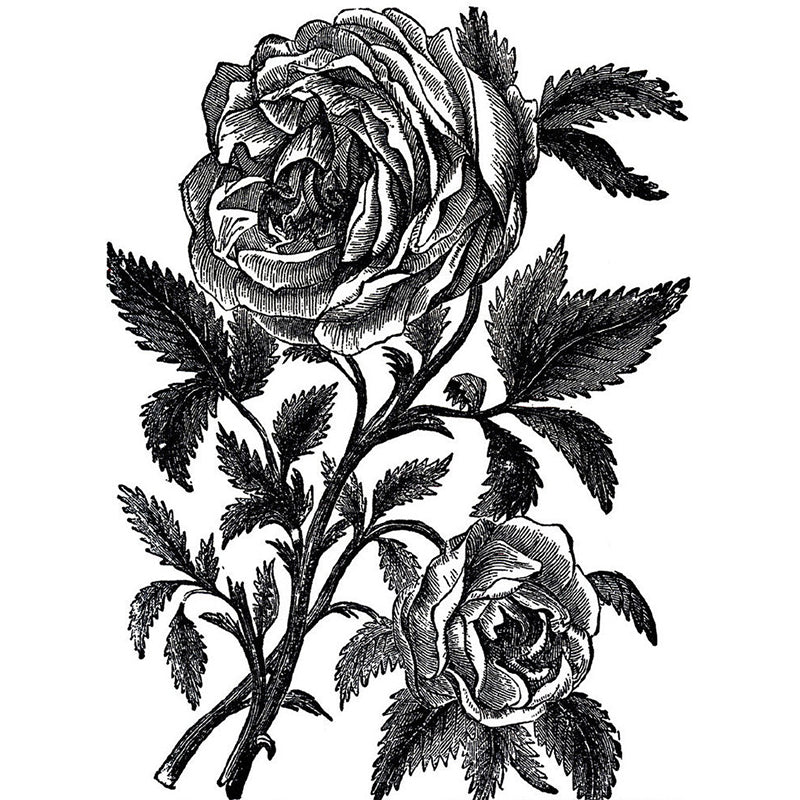 Whole Blossoming Rose Mural Wallpaper for Wall Decor Modern Girls Bedroom Wall Art