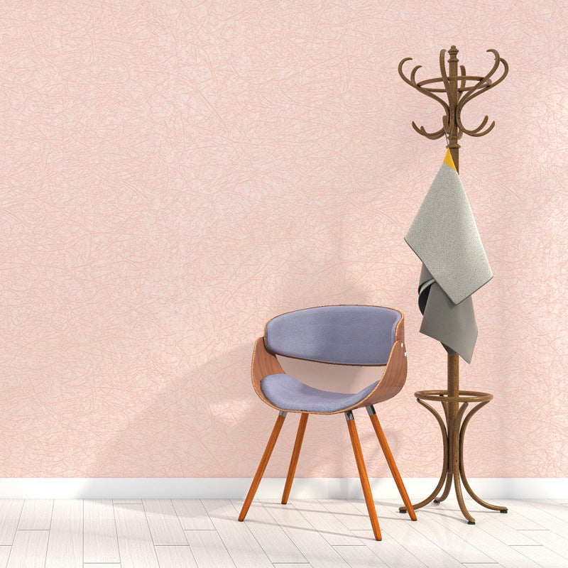 Smooth Soft Color Wallpaper Modern Style Plain Wall Covering for Room, 33' L x 20.5" W