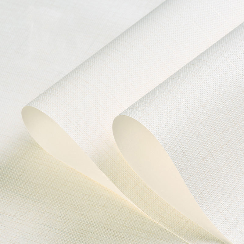 Plain Color Wallpaper Roll Modern Grassweave Textured Wall Covering for Accent Wall