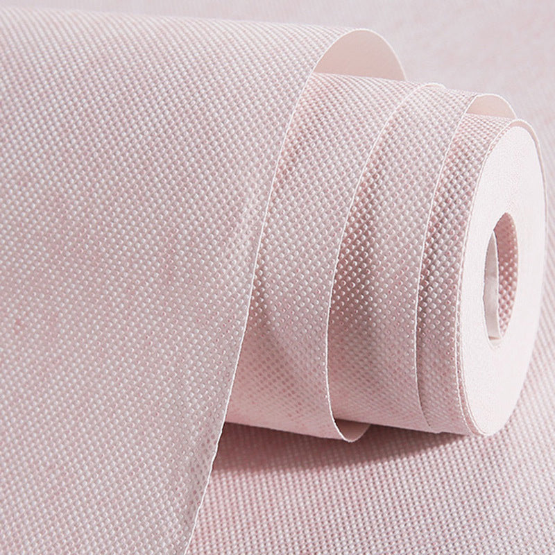 Minimalism Wallpaper Roll Soft Color Solid Wall Decor for Living Room, 31' x 20.5"
