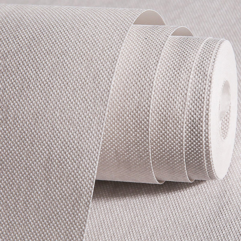 Minimalism Wallpaper Roll Soft Color Solid Wall Decor for Living Room, 31' x 20.5"