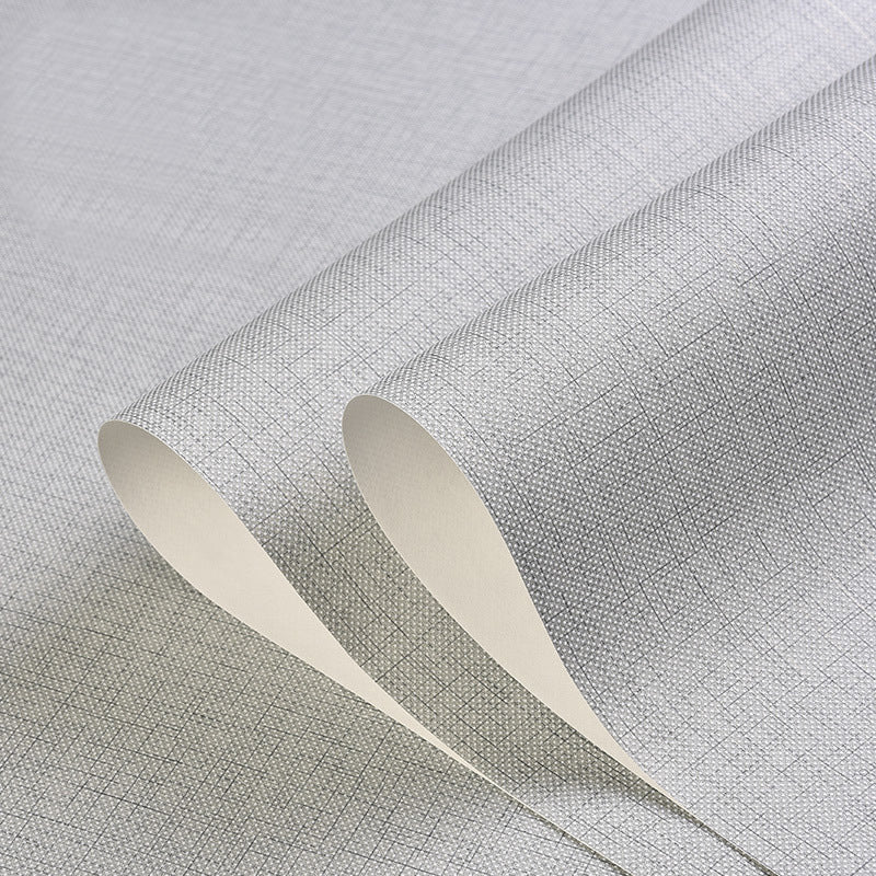 Solid Wallpaper in Pastel Color Non-Woven Textured Wall Art for Home Decor, 54.2-sq ft