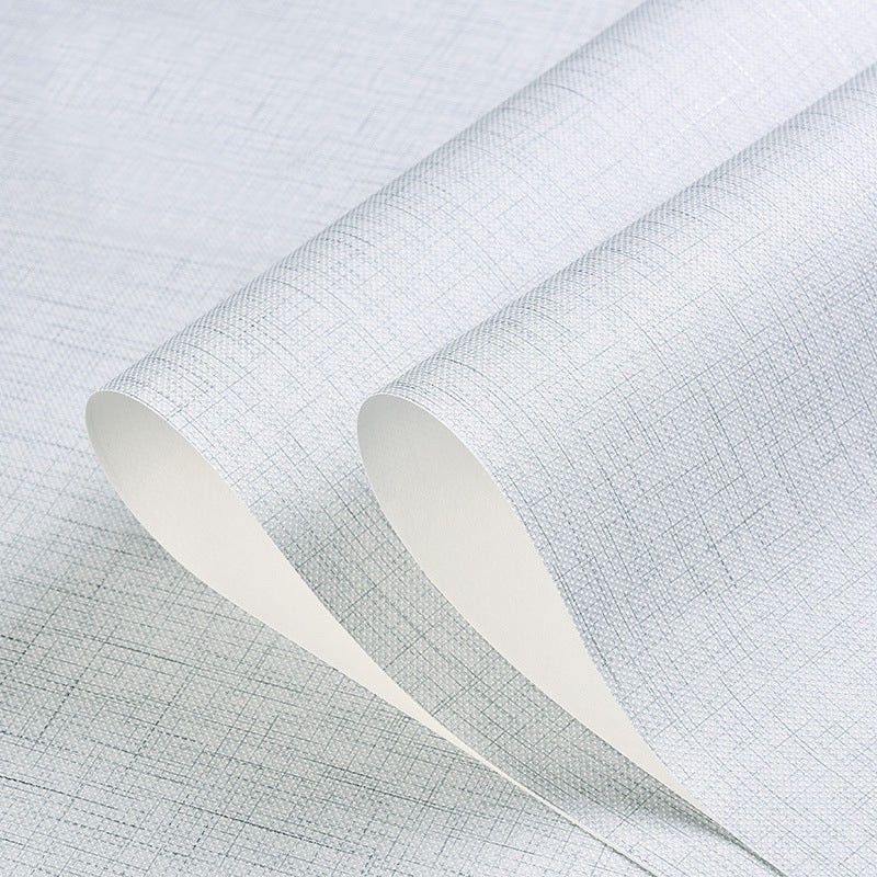 Solid Wallpaper in Pastel Color Non-Woven Textured Wall Art for Home Decor, 54.2-sq ft