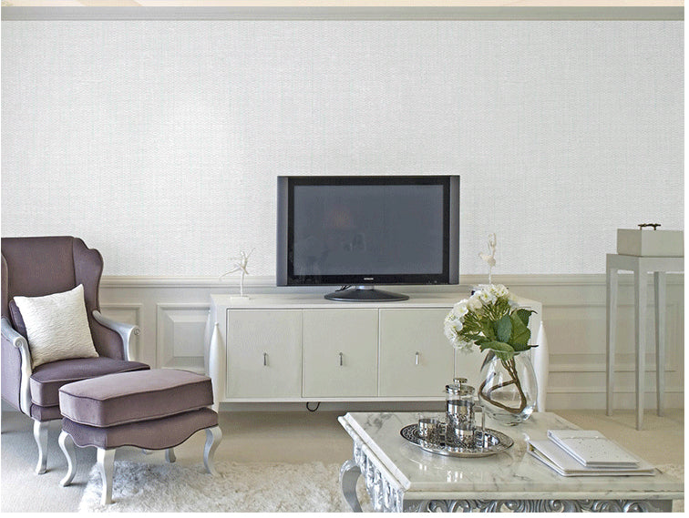 Simplify Solid Wallpaper Roll House Interior Blank Wall Covering, 33' L x 20.5" W