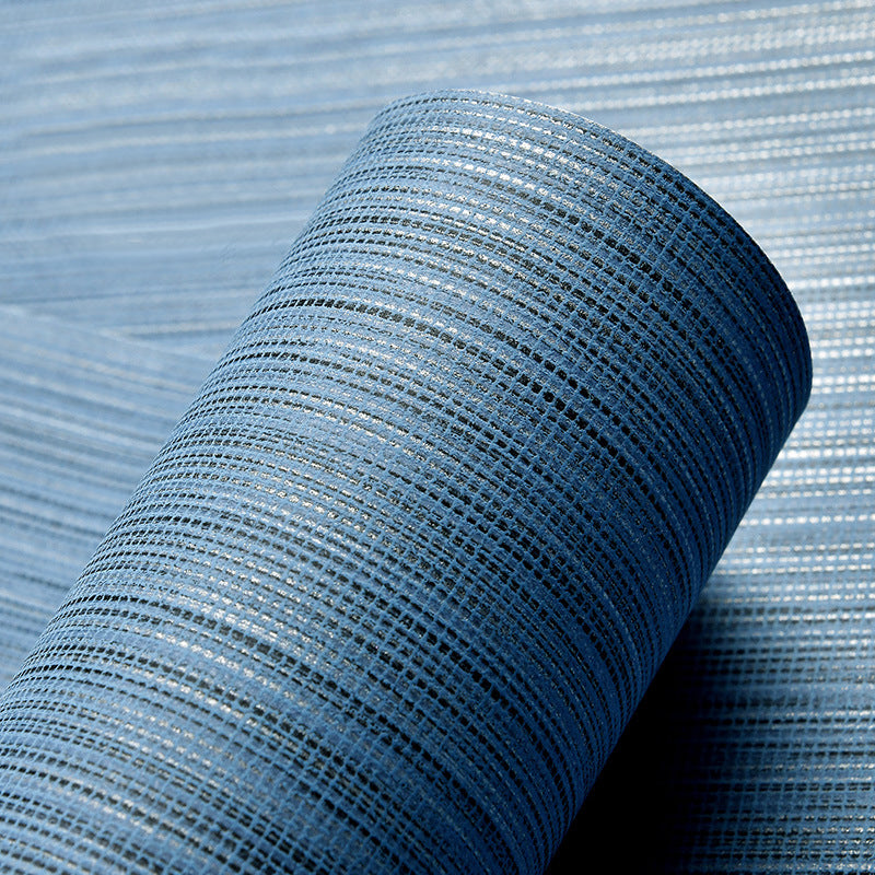 Grass Cloth Pastel Wallpaper Contemporary Solid Color Wall Covering, 31' x 20.5"