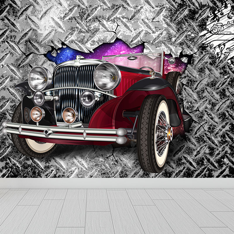 Papier peint Mural de voiture de couleur claire, pour décoration, revêtement Mural de salon industriel