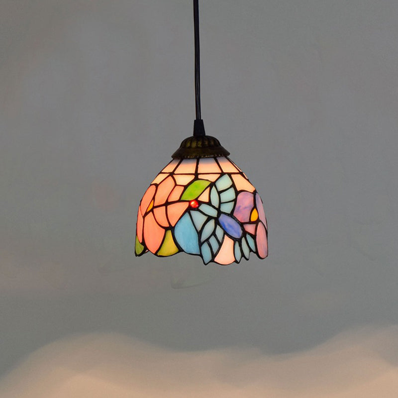 Dining Room Lighting Fixtures Tiffany, Stained Glass Dragonfly Ceiling Pendant Lamp